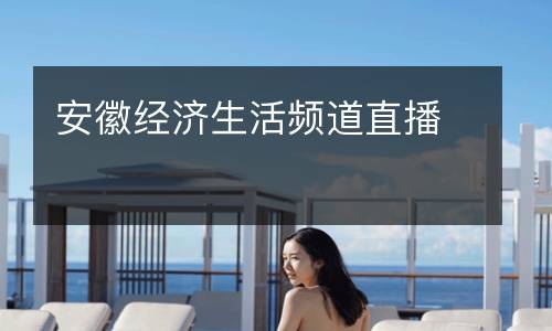 安徽經(jīng)濟(jì)生活頻道直播