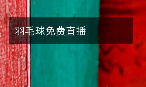 羽毛球免費(fèi)直播