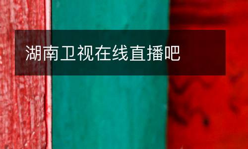 湖南衛(wèi)視在線直播吧